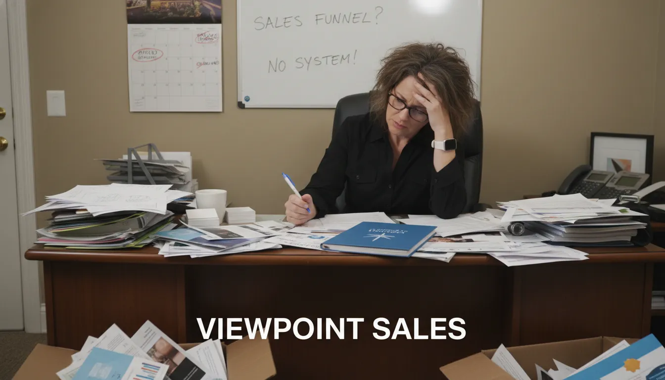 Representação de um cliente ideal precisando de um pipeline de vendas estruturado para otimizar seus resultados e reduzir o estresse.