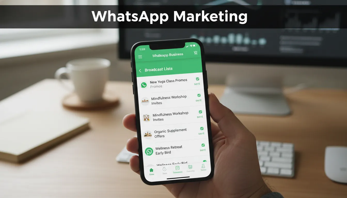 Uso do WhatsApp Business para marketing.