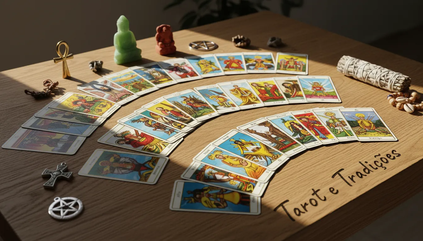 Tarot e sua conexão com diversas tradições espirituais.